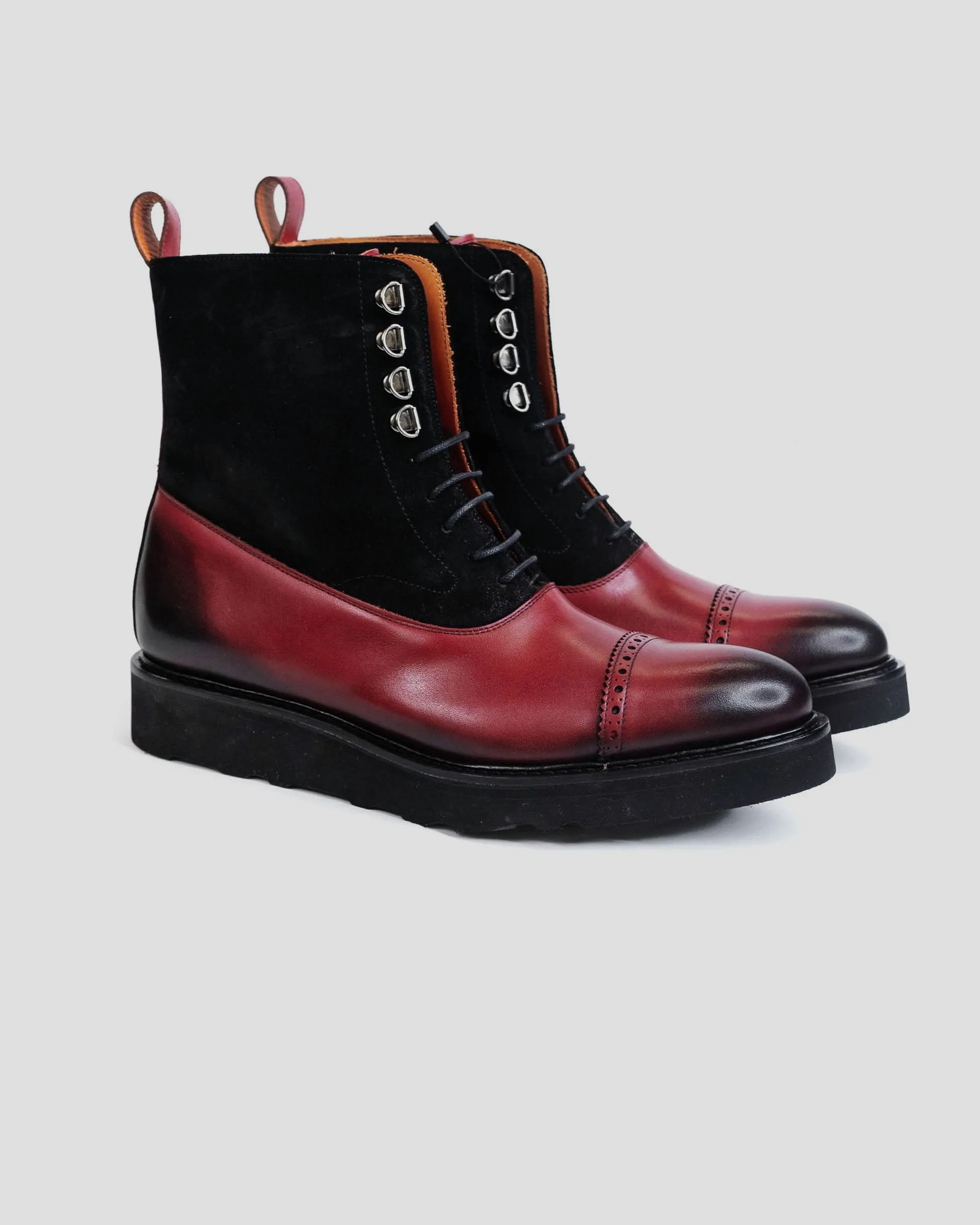 SG Logan High Top Boots V2 – Cherry   Black