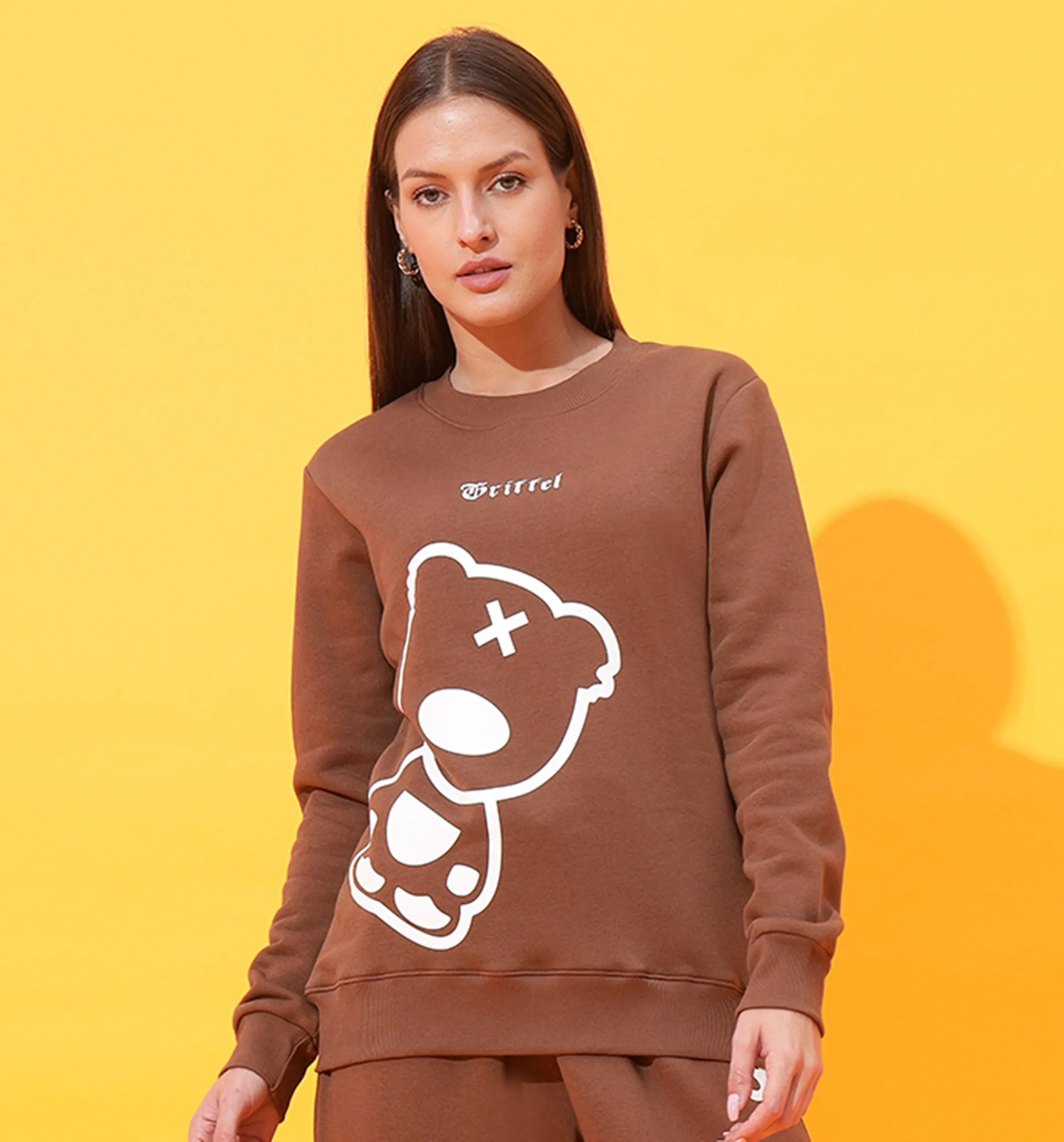 Side Teddy Regular Sweatshirt