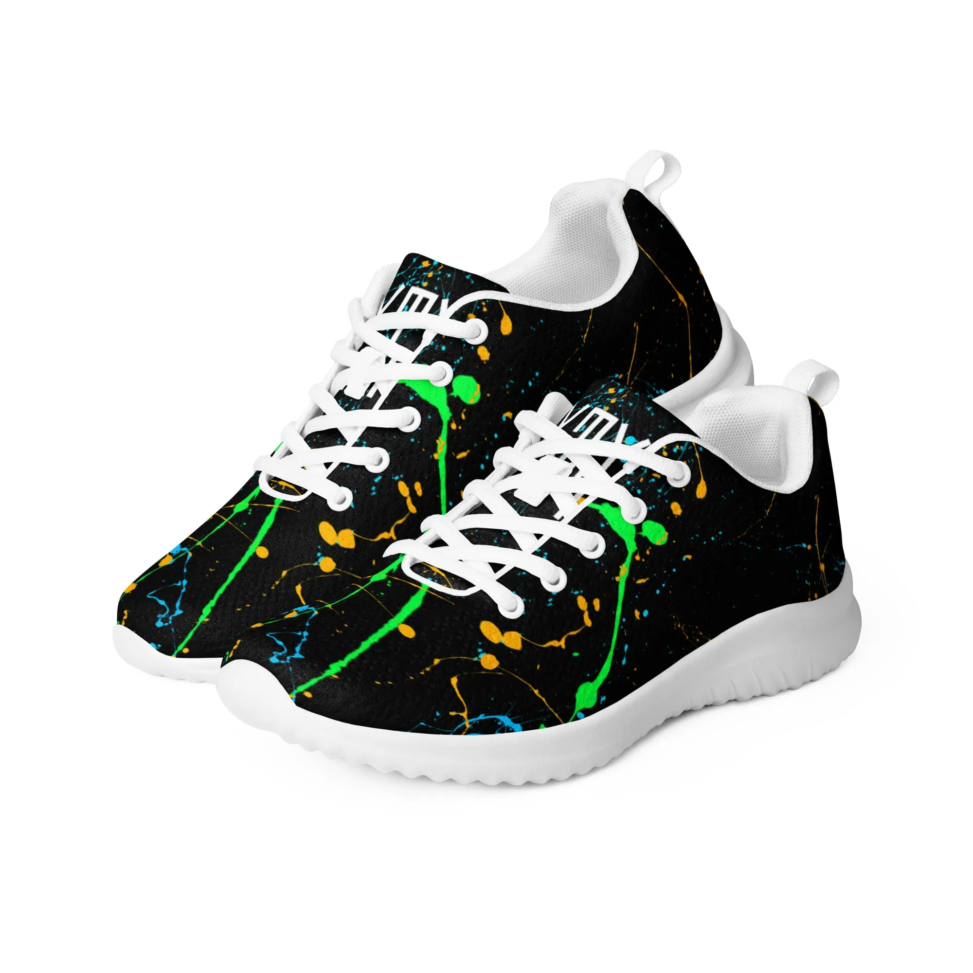 Sixty Eight 93 Logo White Splatter #4 Men’s Athletic Shoes