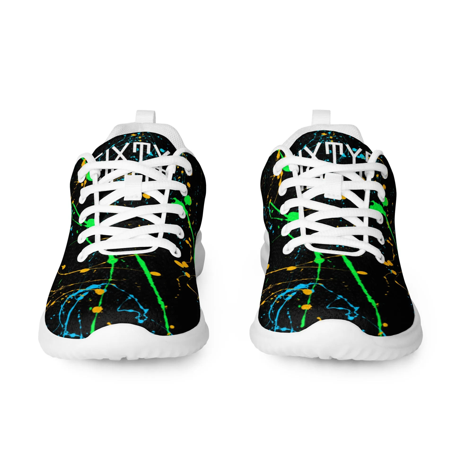 Sixty Eight 93 Logo White Splatter #4 Men’s Athletic Shoes