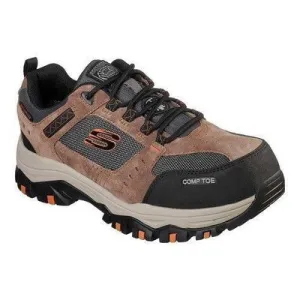 Skechers Men's Work Greetah Composite Toe Shoe 77183 BRBK