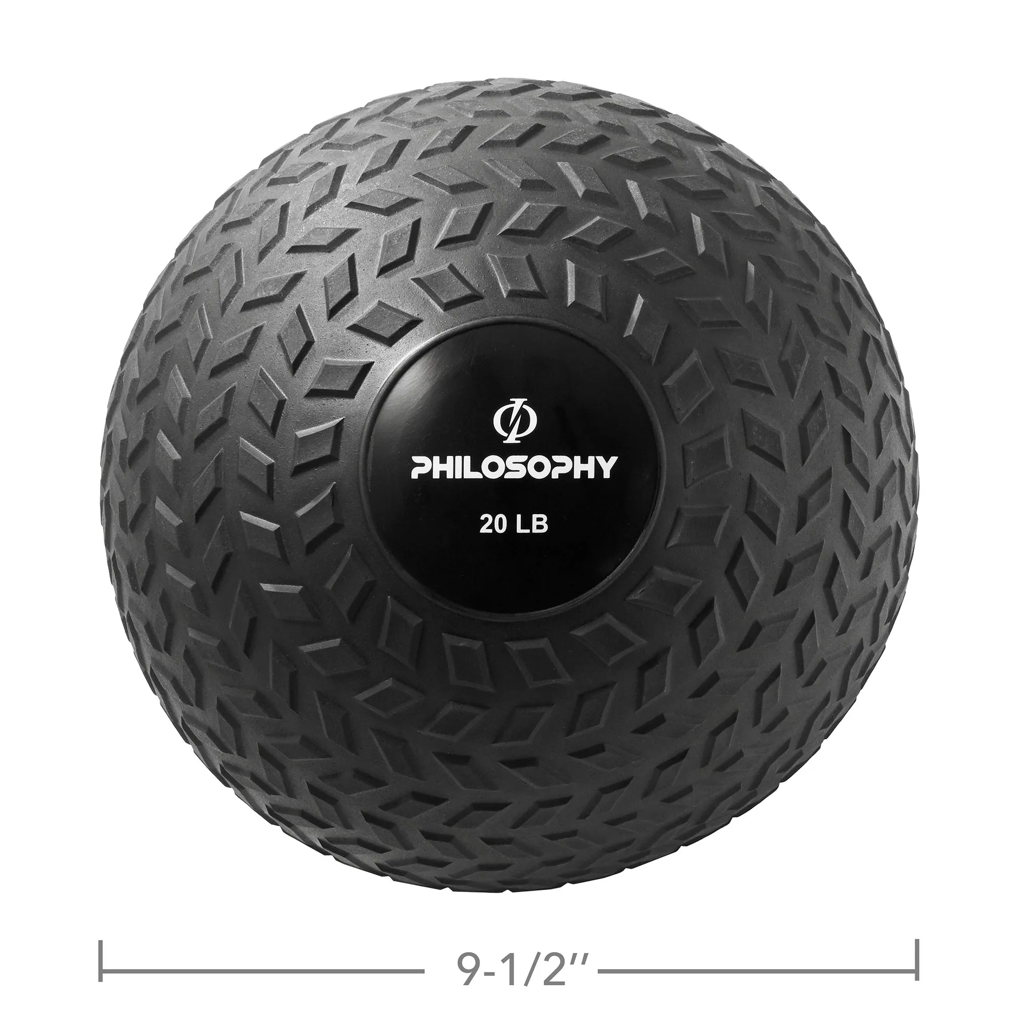 Slam Ball - Weighted Medicine Ball with Easy Grip Tread