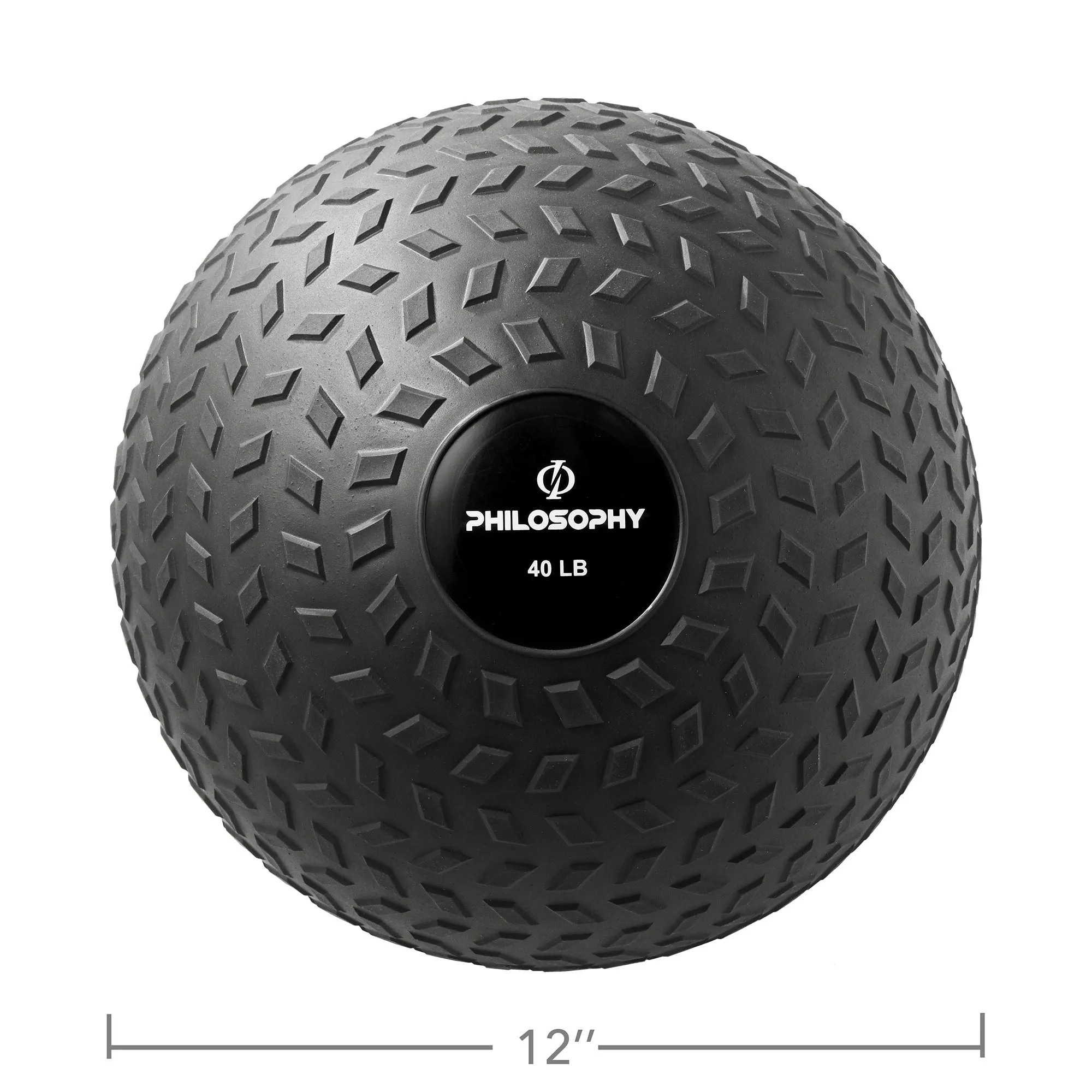 Slam Ball - Weighted Medicine Ball with Easy Grip Tread