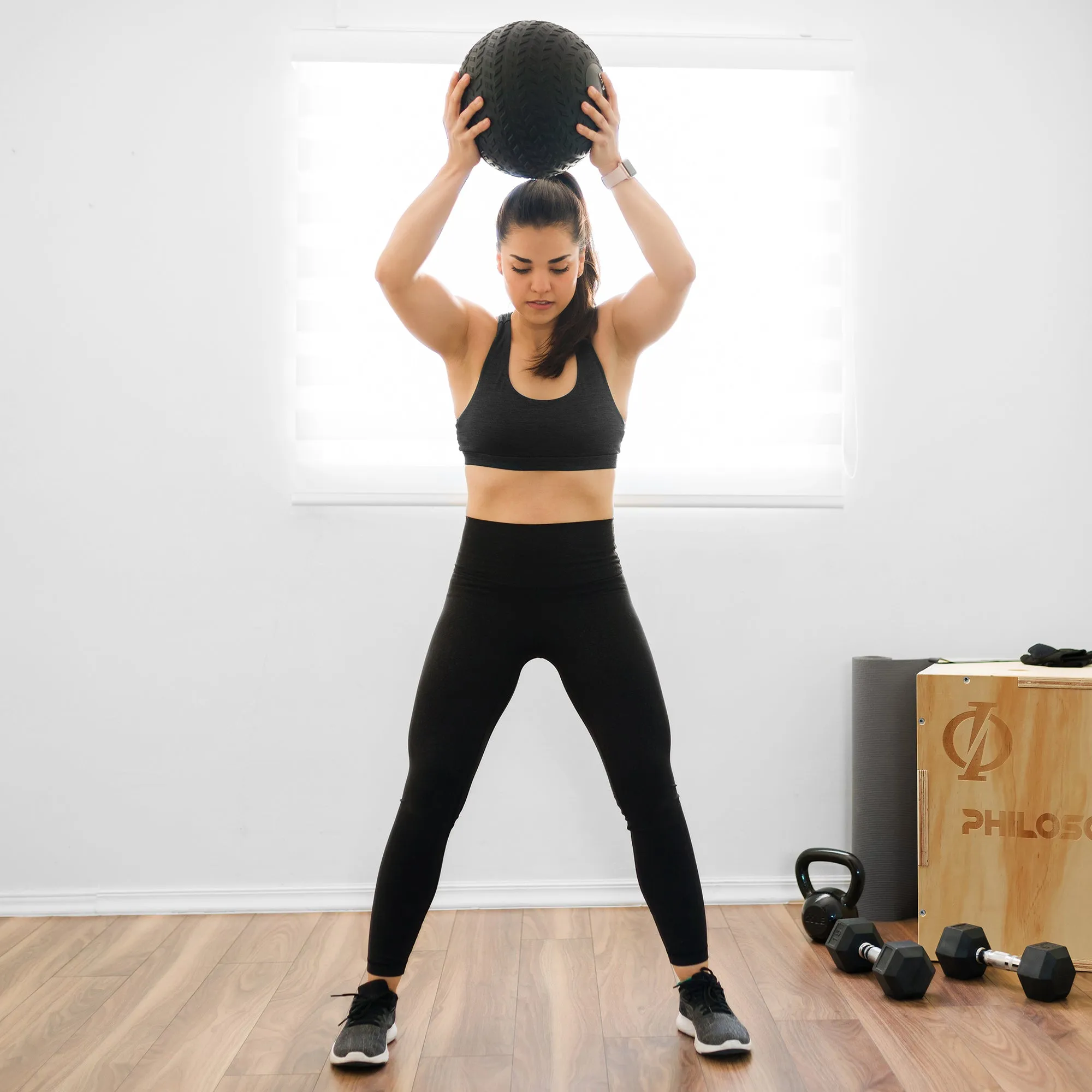 Slam Ball - Weighted Medicine Ball with Easy Grip Tread