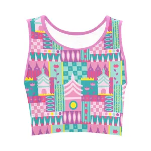 Small World Women's Crop Top