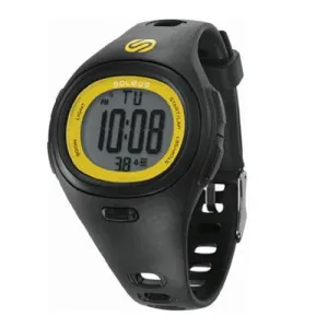 Soleus SH005 Flash Digital Multi-Function Heart Rate Monitor Watch, Men's (Black/Yellow)