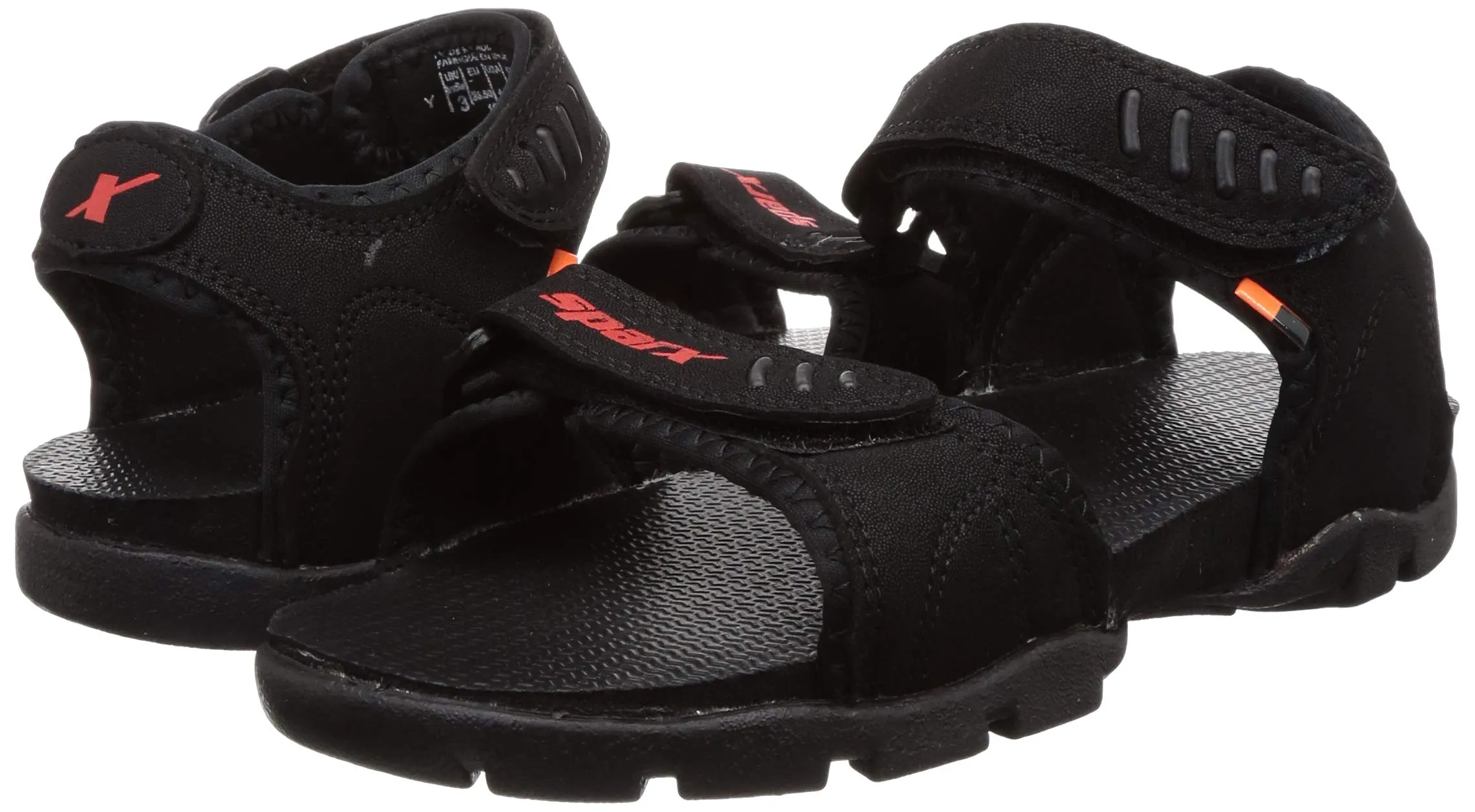 Sparx womens SS0101L Black Sandal - 2 UK (SS0101LBKBK0002)