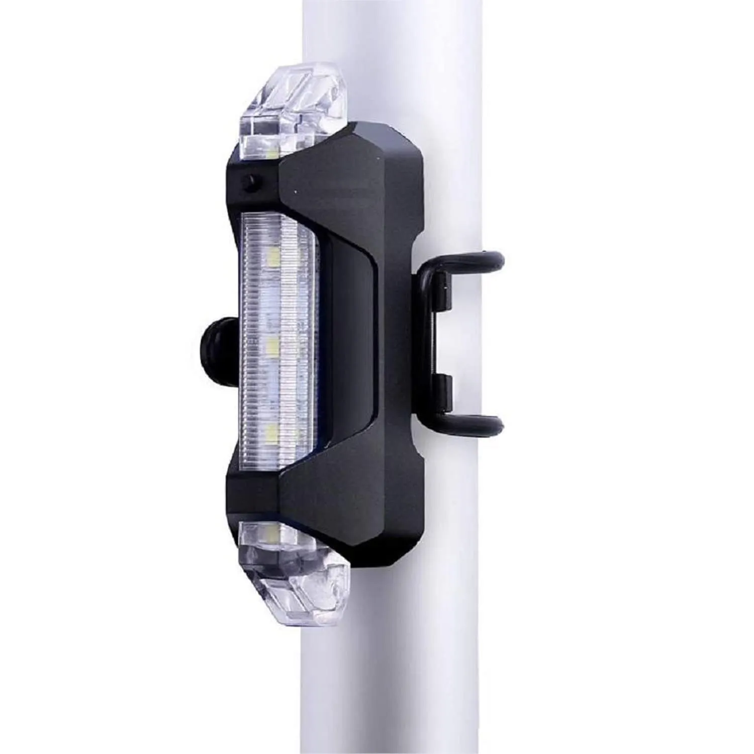 Strauss Bicycle USB Rechargeable 5 LED Head Light, (White)