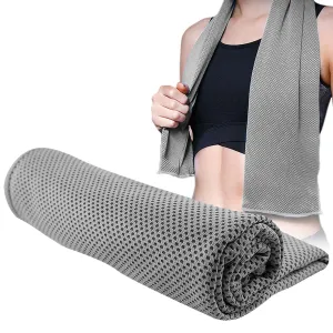 STRAUSS Cooling Towel, 80 cm, (Grey)