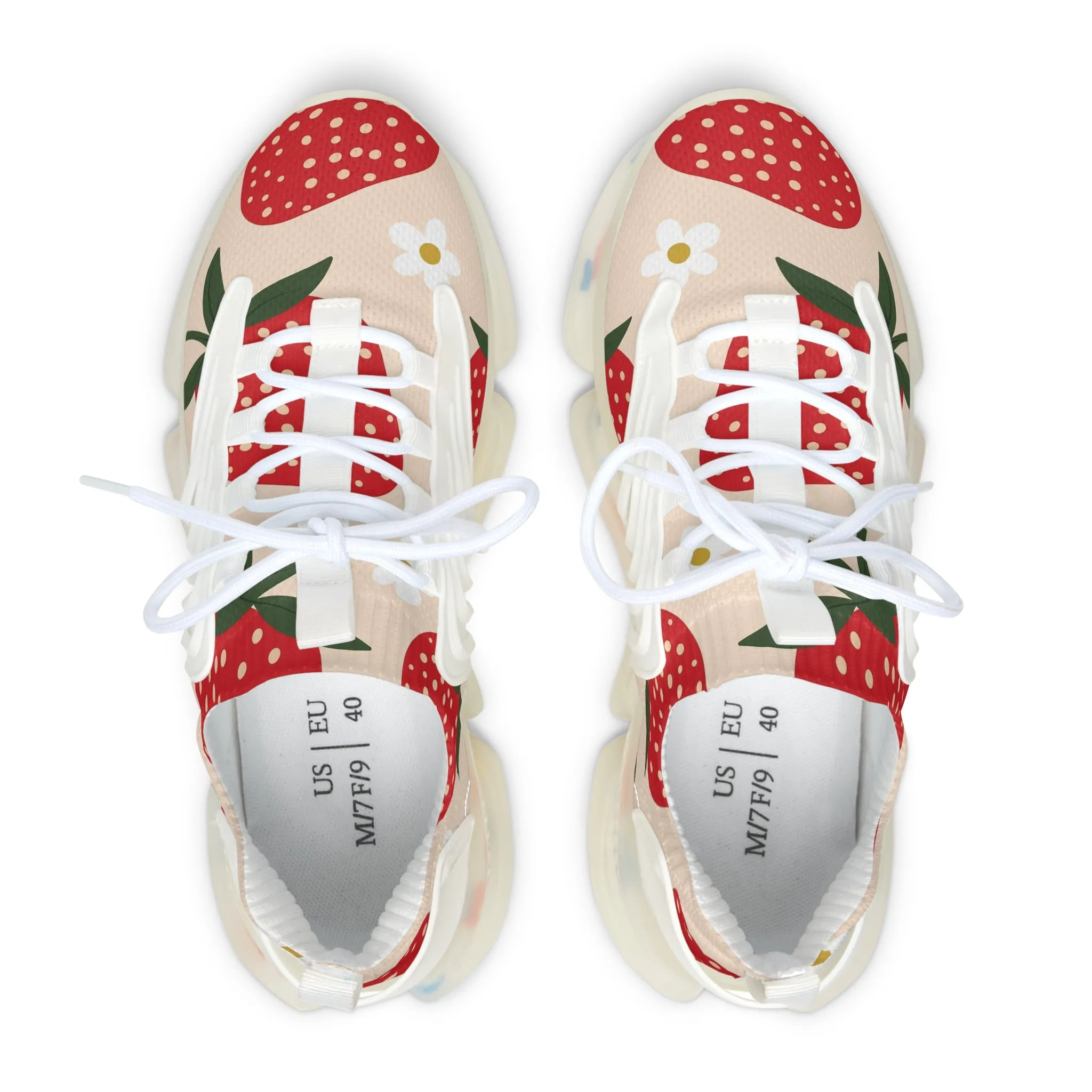 Strawberry Women's Mesh Sneakers