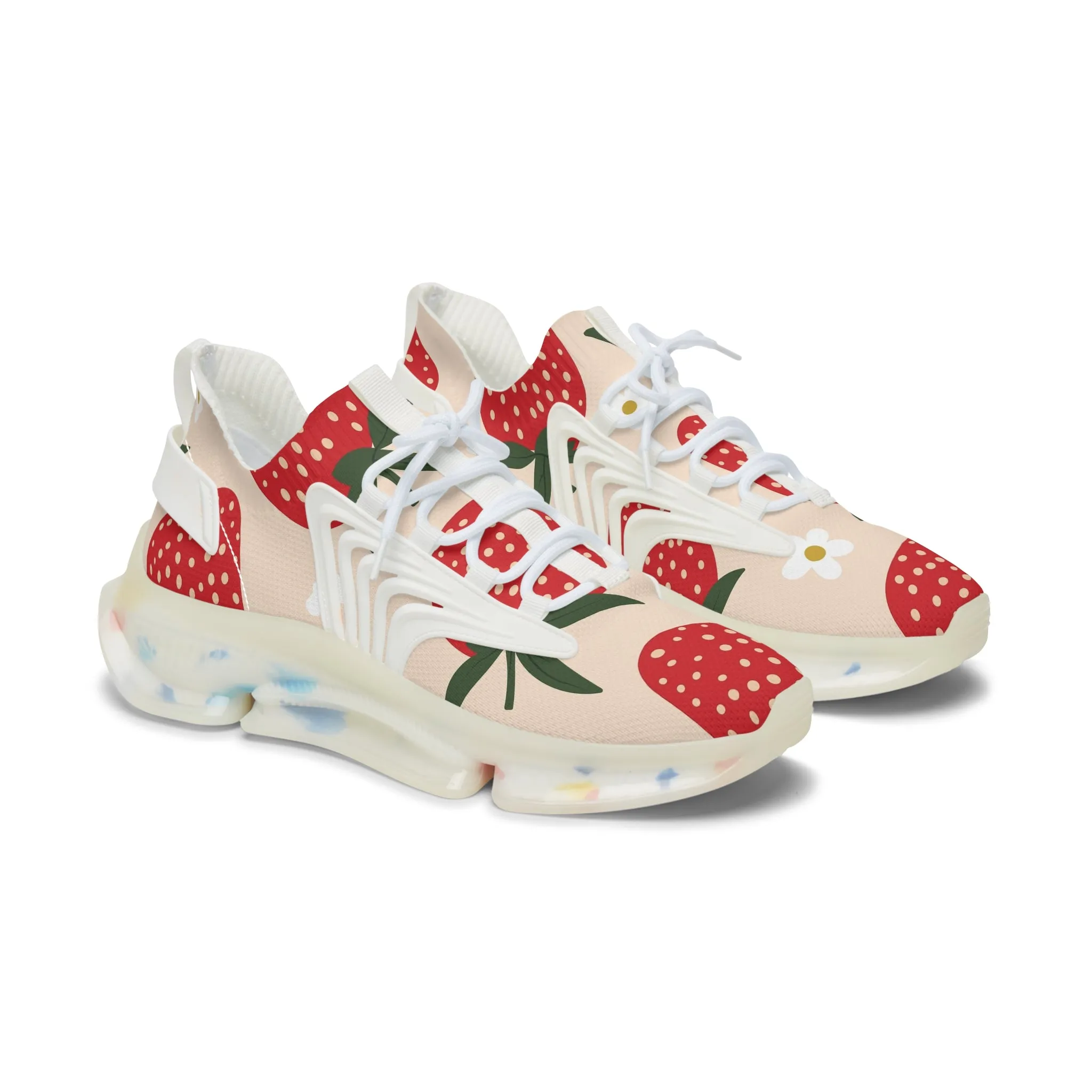 Strawberry Women's Mesh Sneakers