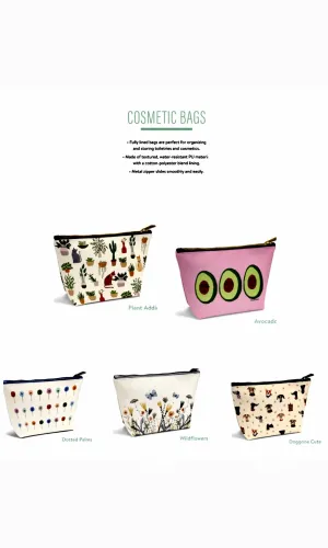 Studio Oh! Original Art Printed Clutch Cosmetic Bags