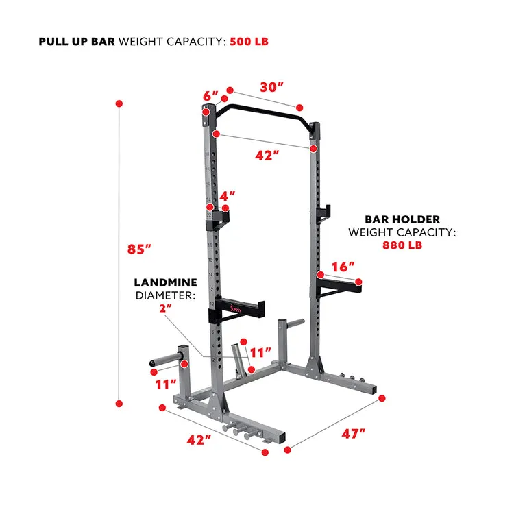 Sunny Health & Fitness Power Rack - SF-BH6802