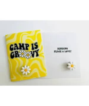 Sunny Marshmallow Shoe Charm Card Camp is Groovy