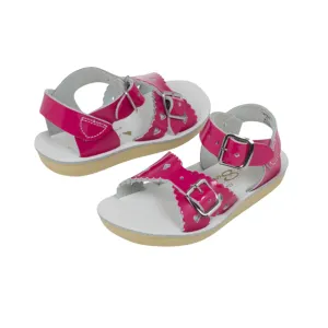 Sweetheart Sandals - Shiny Fuchsia