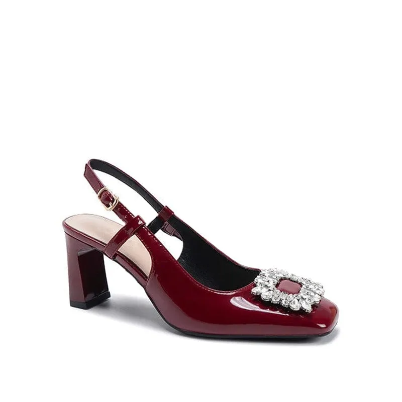 Temperament Rhinestones Diamond Mary Janes