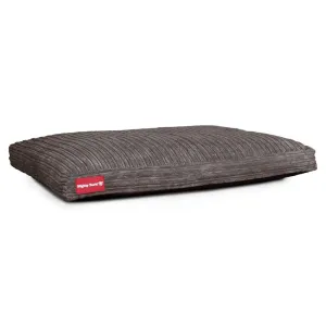 The Mattress Orthopedic Classic Memory Foam Dog Bed - Cord Graphite Grey