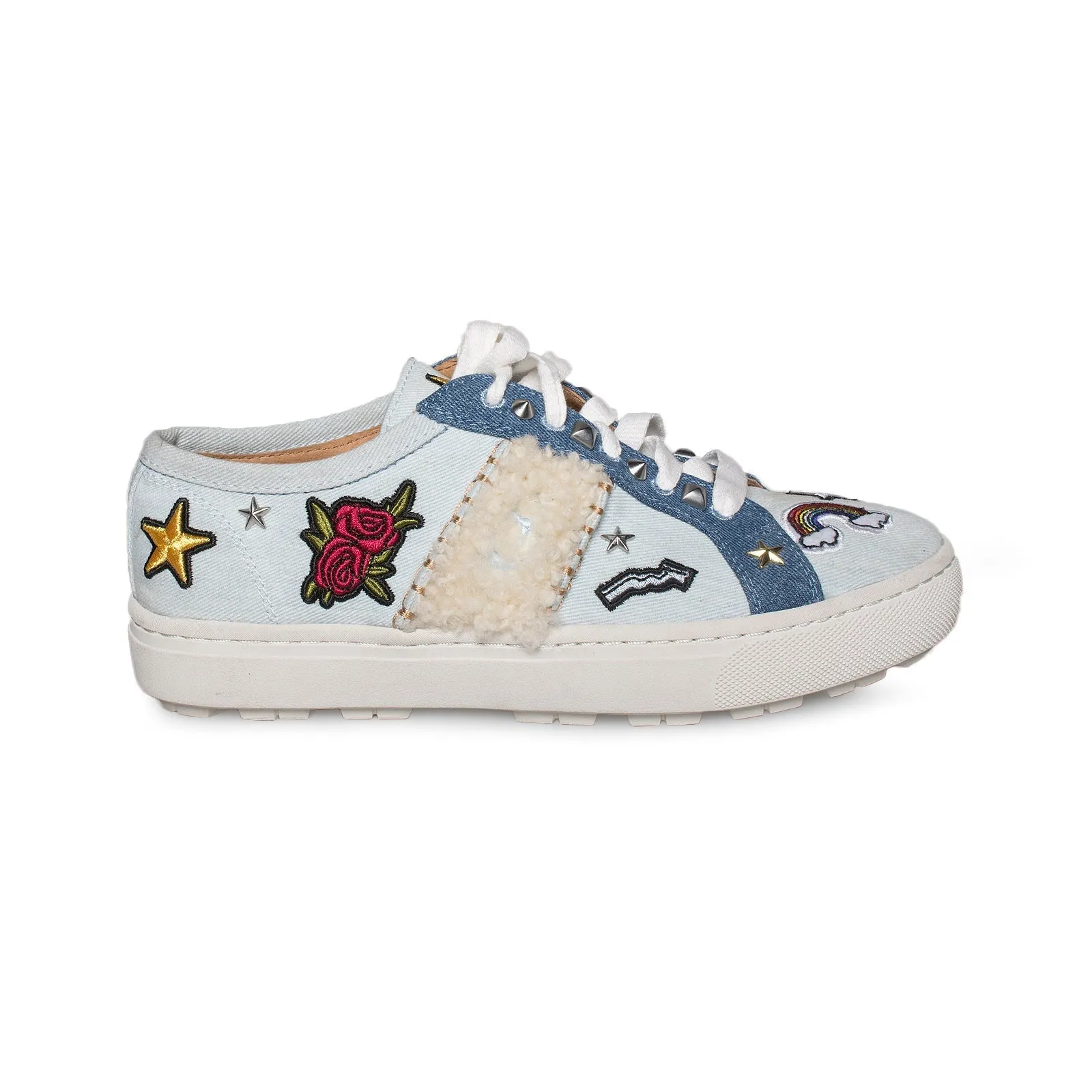 UGG Patch It Bleach Denim Sneakers - Women's