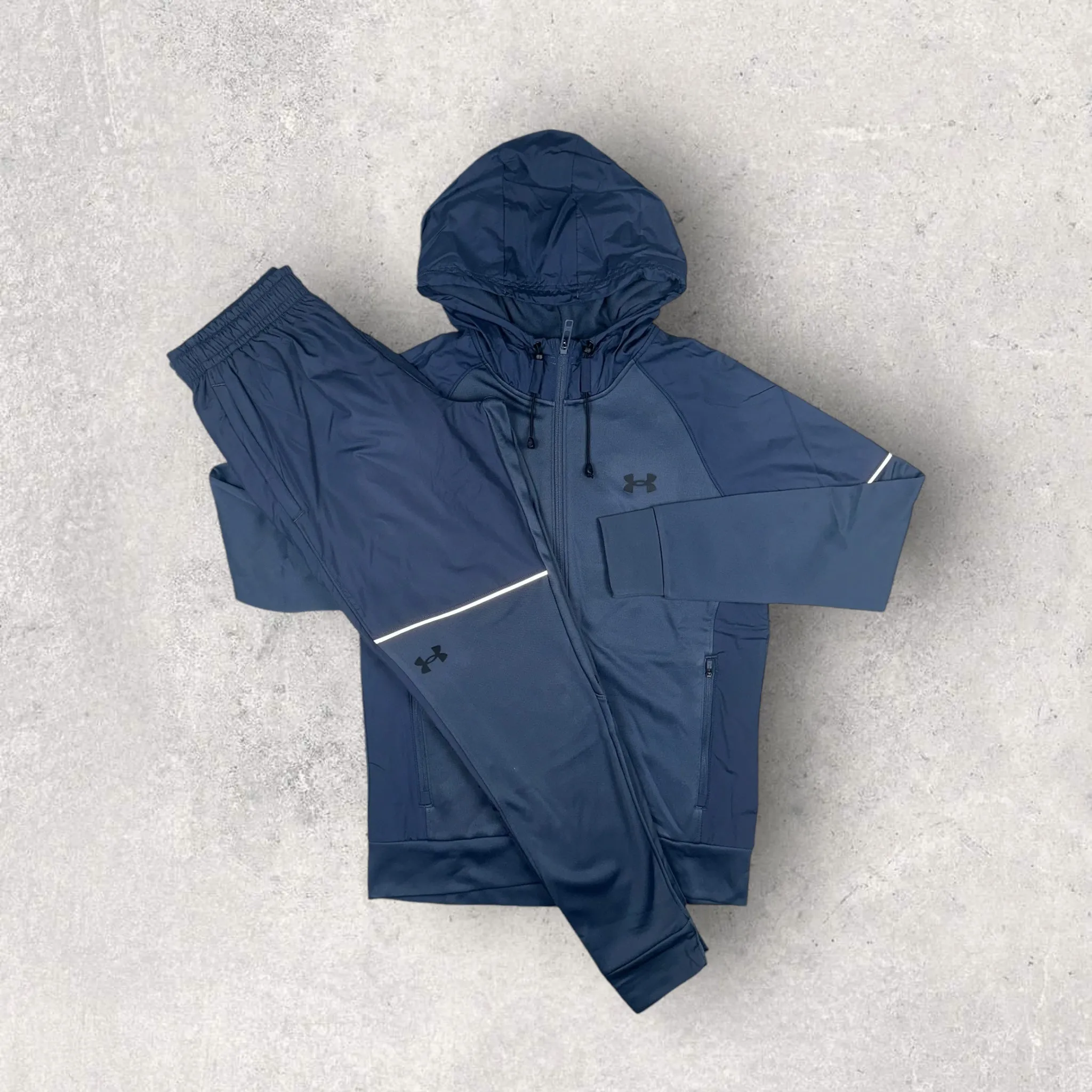 UNDER ARMOUR STORM TRACKSUIT - NAVY/GREY