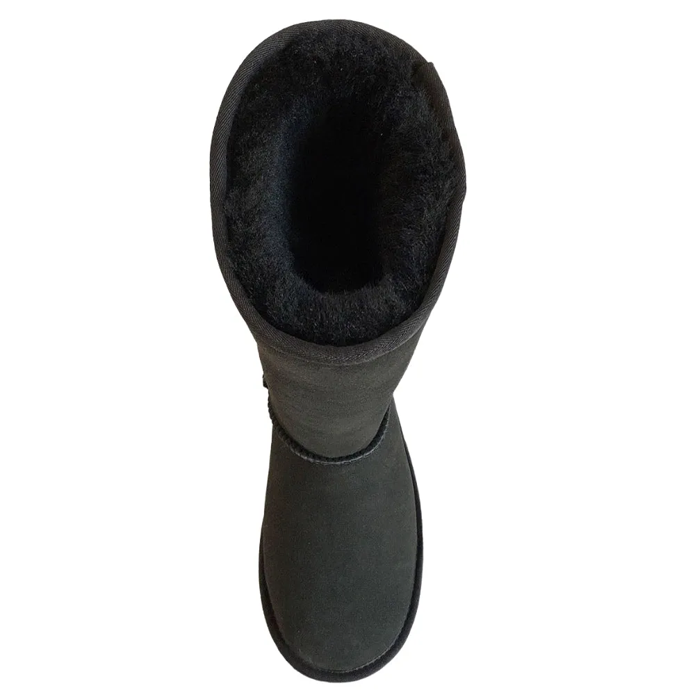 Unisex Premium Tall Classic UGG Boots Water Resistant - Black