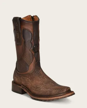 Urban brown shark boot