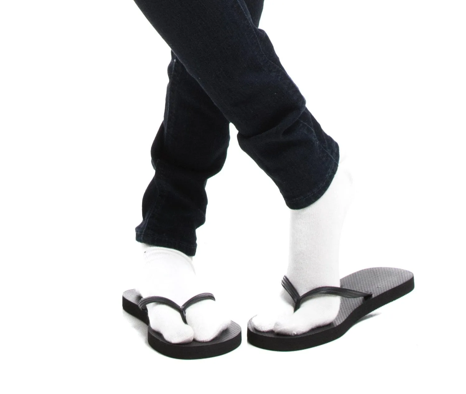 V-Toe Socks, Inc Unisex Flip-Flop Tabi Big Toe Crew Socks