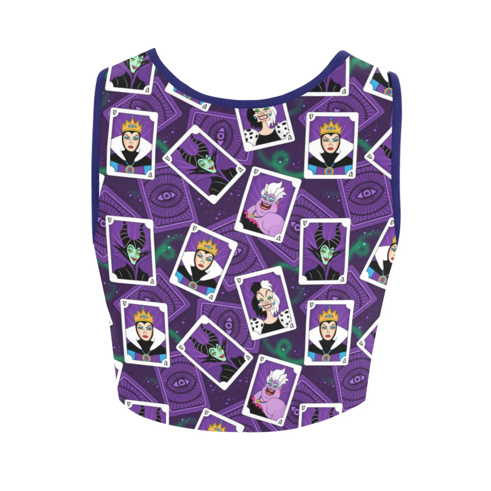 Villain Cards Women's Athletic Crop Top