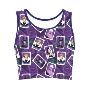 Villain Cards Women's Athletic Crop Top