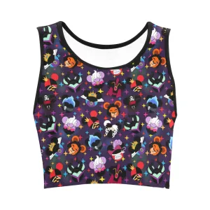 Villains Women's Athletic Crop Top