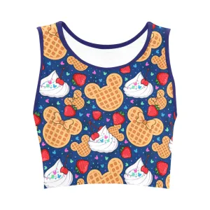 Waffles Women's Crop Top