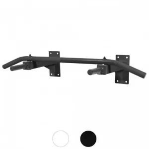 Wall-Mounted Pull Up Bar - Black