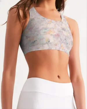 WHISPER FLORAL Women's Seamless Sports Bra