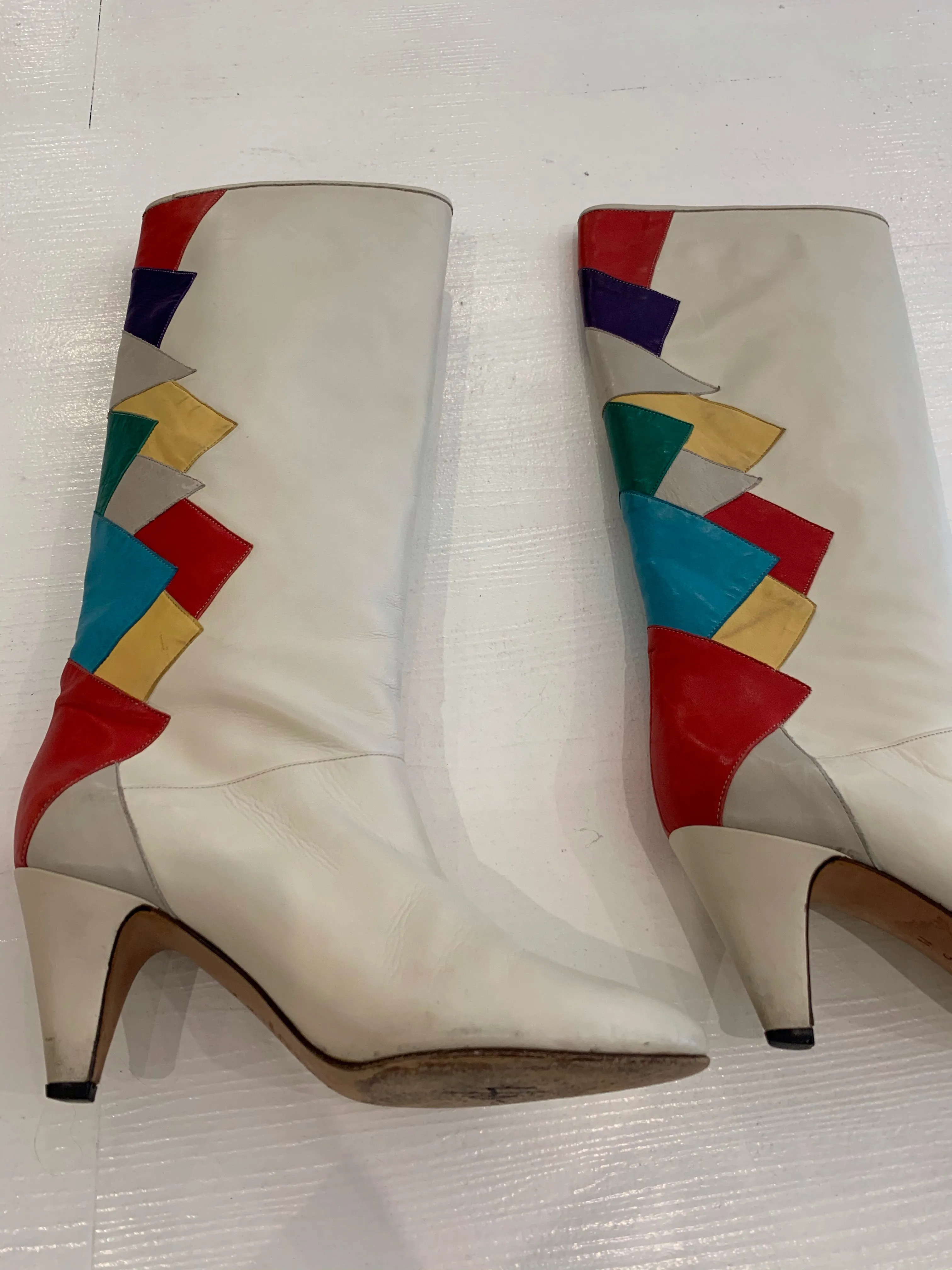 White Vintage Boots