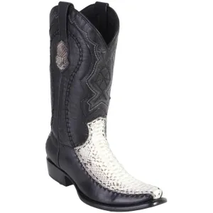 Wild West Boots #279F5749 Men's | Color Natural | Men’s Wild West Python Boots Dubai Toe Handcrafted