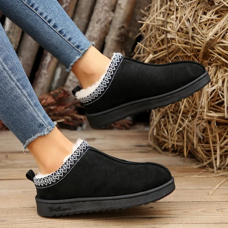 Women Wool Lined Slippers