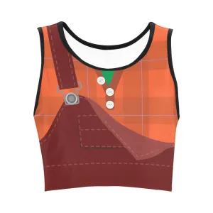 Wreck It Ralph Women's Athletic Crop Top