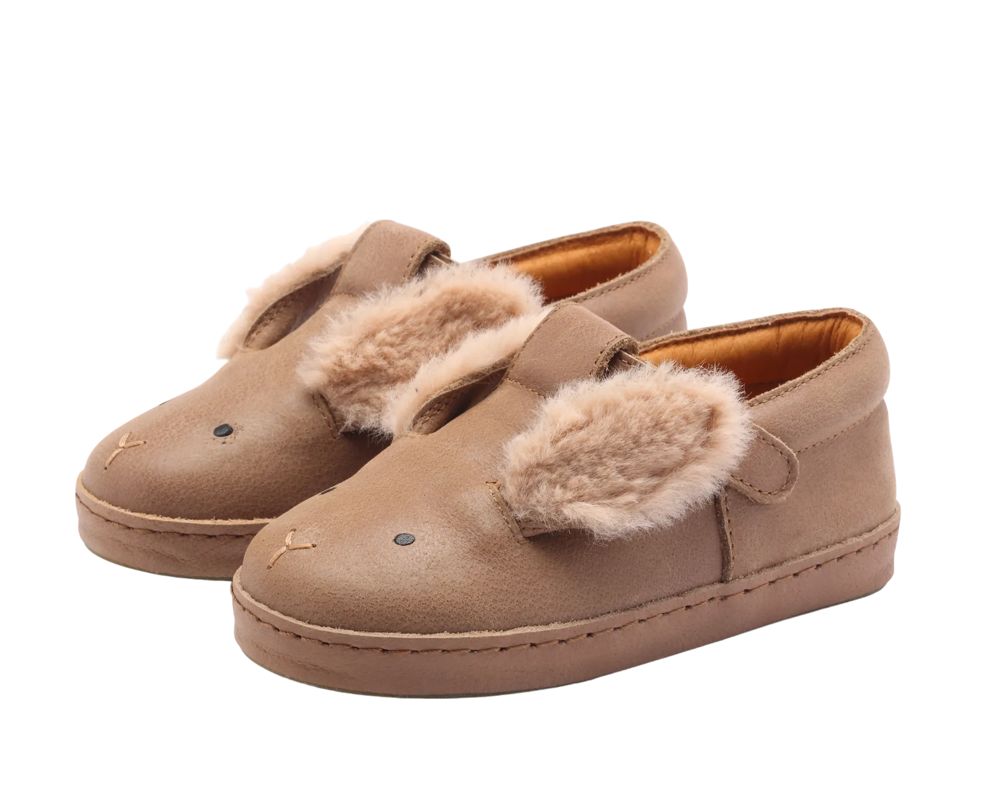 Xan Exclusive | Fluffy Bunny | Hazelnut Leather