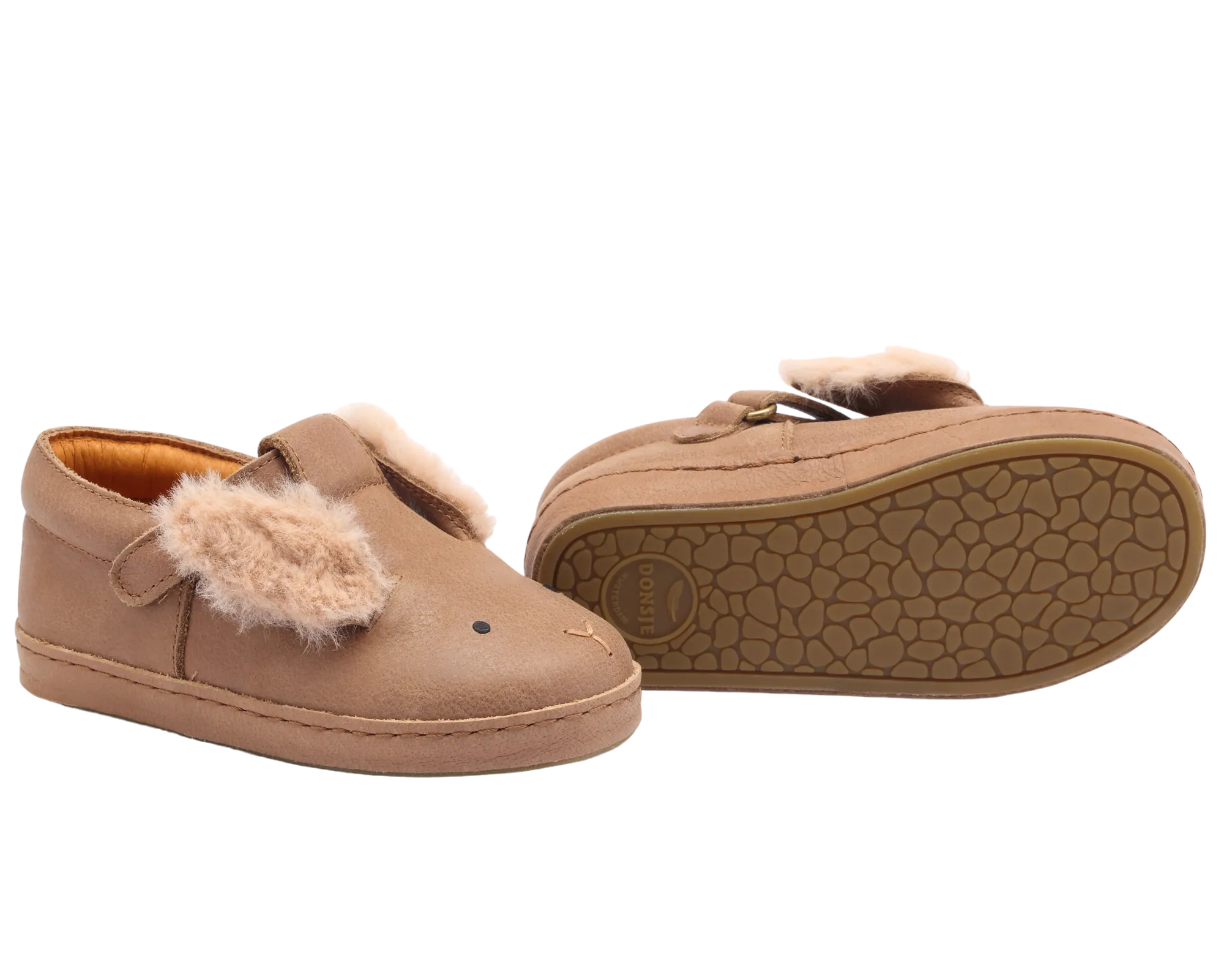 Xan Exclusive | Fluffy Bunny | Hazelnut Leather