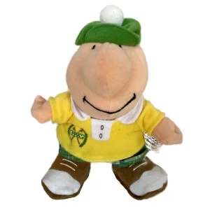 Ziggy Doll Plush Golfer Stuffed Toy by Nanco Vintage 7" 2006 Golfing Collectible