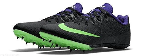 Zoom Rival S 8 Track Spikes Shoes 9.5 Black Green