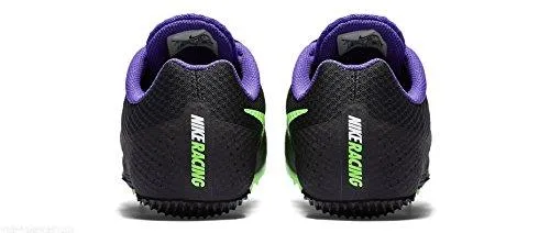 Zoom Rival S 8 Track Spikes Shoes 9.5 Black Green